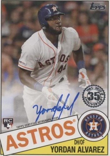 2020 Topps - Yordan Alvarez #85A-YA