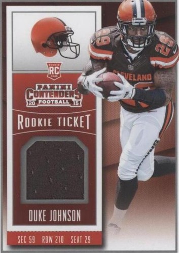 2015 Panini Contenders Duke Johnson #RTS-DU