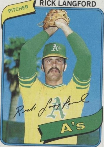 1980 Topps - Rick Langford #546