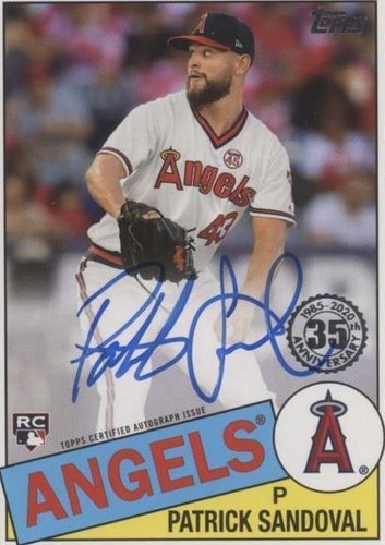 2020 Topps - Patrick Sandoval #85A-PS