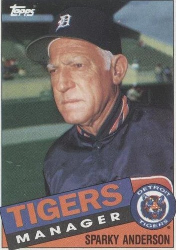 1985 Topps - Sparky Anderson #307