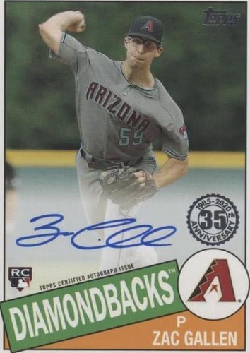 2020 Topps Update Series - Zac Gallen #85A-ZG