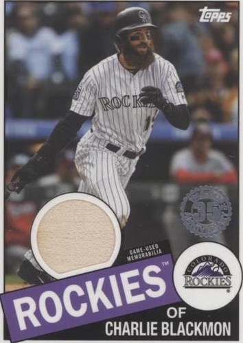 2020 Topps - Charlie Blackmon #85R-CB