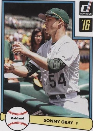 2016 Panini Donruss - Sonny Gray #D82-5