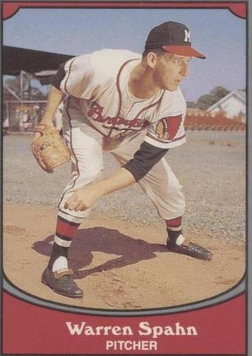 1990 Pacific Baseball Legends - Warren Spahn #51