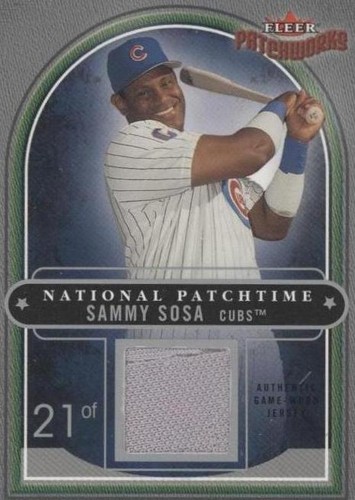 2004 Fleer Patchworks - Sammy Sosa #NP/SS