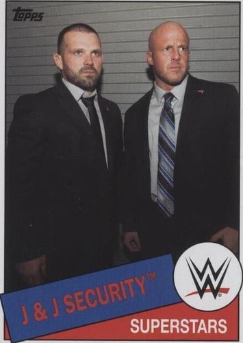 2015 Topps Heritage WWE - J & J Security #74
