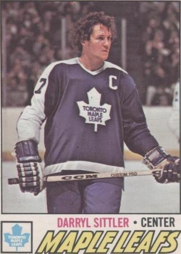 1977/78 O-PEE-CHEE NHL HOCKEY CARD #38 DARRYL SITTLER EX/NM