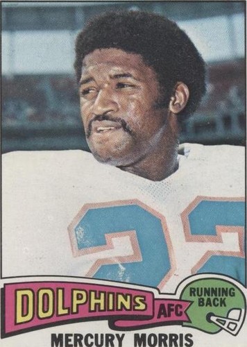 1975 Topps Mercury Morris #475