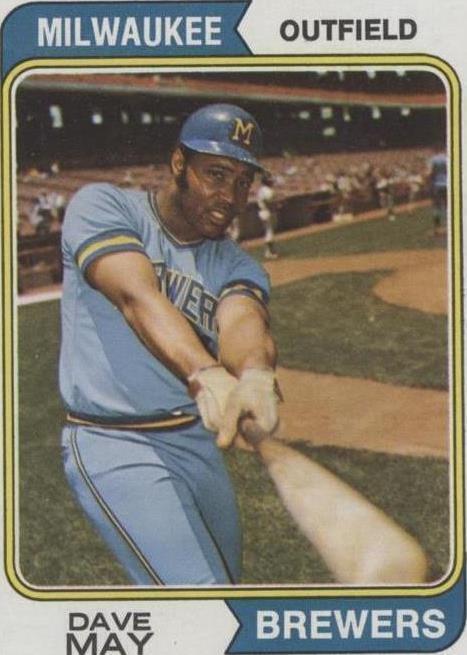 1974 Topps - Dave May #12