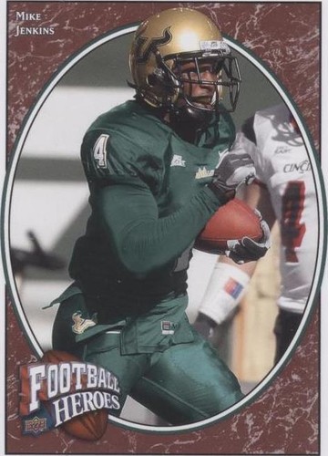 2008 Upper Deck Football Heroes Mike Jenkins #183