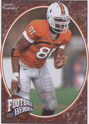 2008 Upper Deck Football Heroes Calais Campbell #116