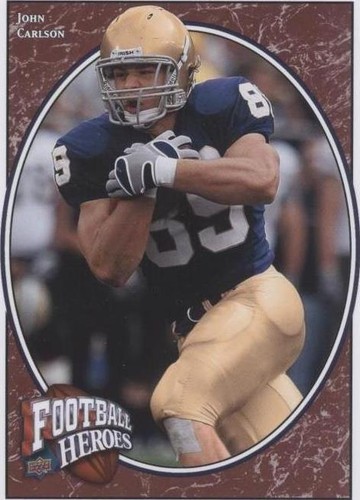 2008 Upper Deck Football Heroes John Carlson #159