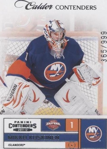 2011-12 Panini Playoff Contenders - Mikko Koskinen #179
