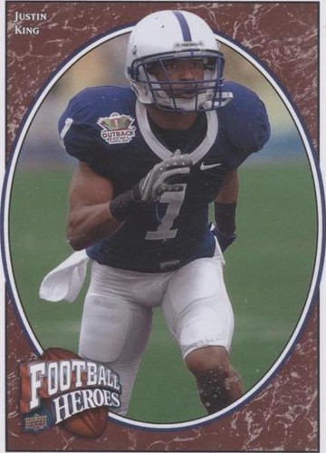 2008 Upper Deck Football Heroes Justin King #173