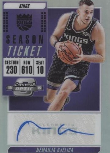 2018-19 Panini Contenders Optic - Nemanja Bjelica #VT-NBJ