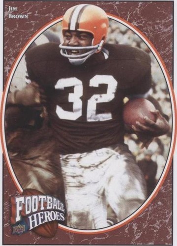 2008 Upper Deck Football Heroes Jim Brown #227