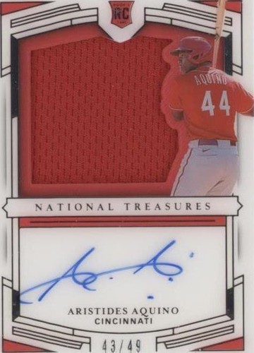 2020 Panini National Treasures - Aristides Aquino #RSS-AA