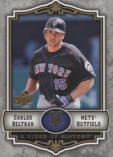 2009 Upper Deck A Piece of History - Carlos Beltran #60
