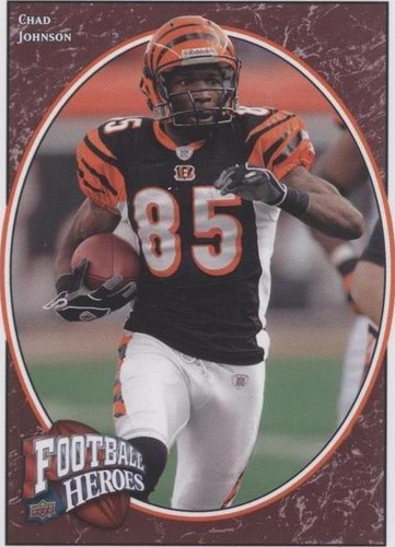 2008 Upper Deck Heroes Blue Bengals #22 Chad Johnson /125