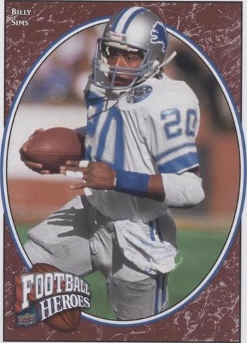 2008 Upper Deck Football Heroes Billy Sims #205