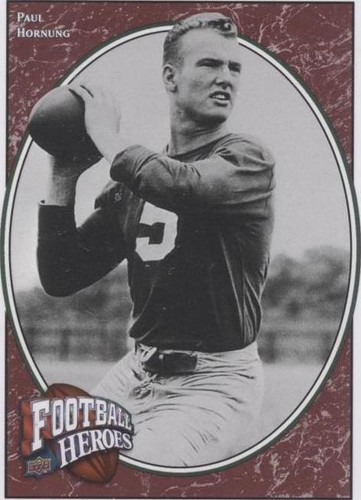 2008 Upper Deck Football Heroes Paul Hornung #223