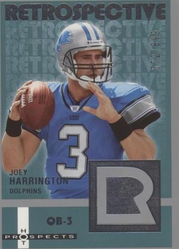 2006 Fleer Hot Prospects Joey Harrington #RE-JH