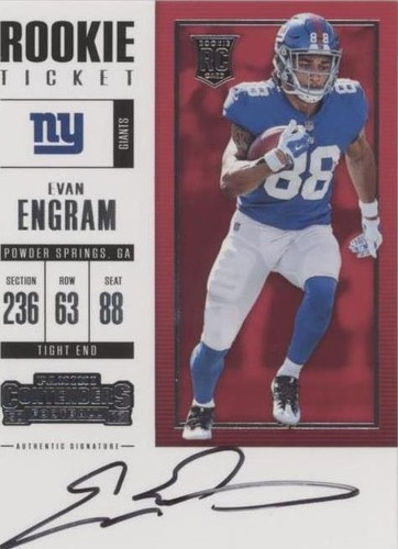2017 Panini Contenders Evan Engram #324