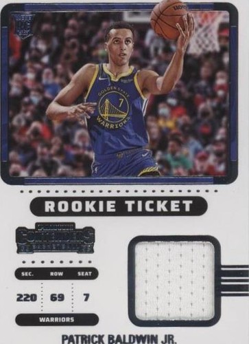 2022-23 Panini Contenders - Patrick Baldwin Jr. #RTS-PBJ