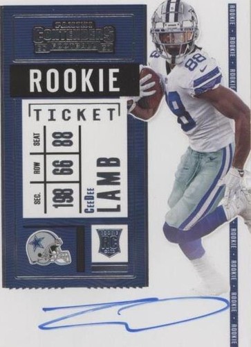 2020 Panini Contenders CeeDee Lamb #107