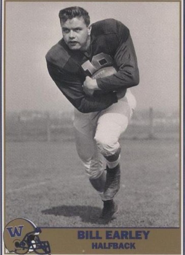 1992 Pacific Washington Huskies Football Greats Bill Earley #19