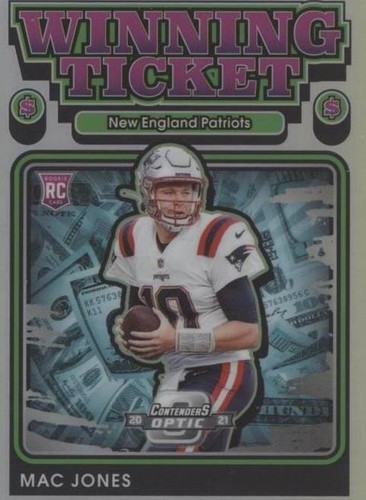 2021 Panini Contenders Optic Mac Jones #WT12