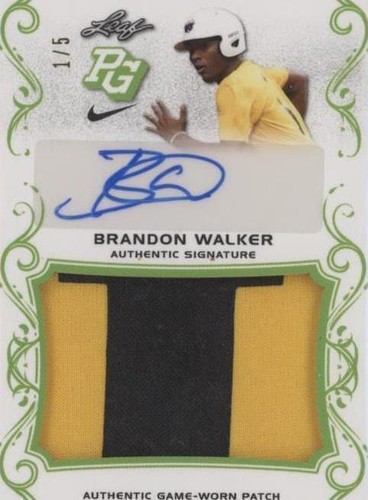 2018 Leaf Perfect Game National Showcase - Brandon Walker #PA-BW3