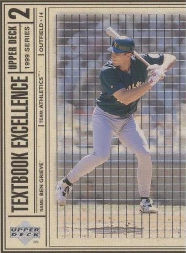 1999 Upper Deck - Ben Grieve #T18