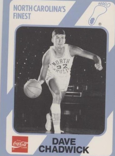 1989-90 Collegiate Collection/Coca-Cola North Carolina's Finest - Dave Chadwick #131