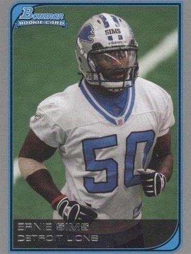2006 Bowman Ernie Sims #186