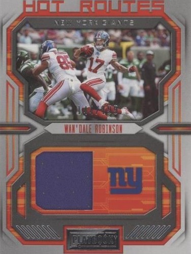 WANDALE ROBINSON 2022 Panini Playbook Rookie Patch Autograph 