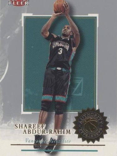 2000-01 Fleer Authority - Shareef Abdur-Rahim #65