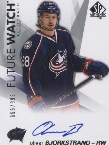 2016-17 SP Authentic - Oliver Bjorkstrand #118