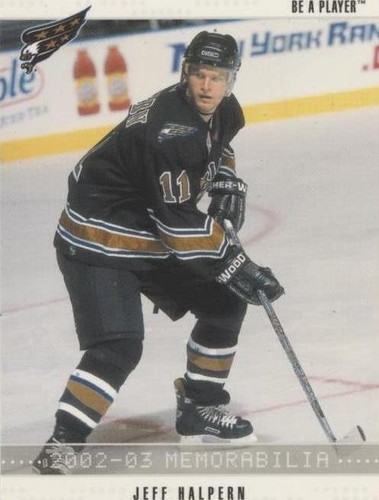 2002-03 In the Game Be A Player Memorabilia - Jeff Halpern #64