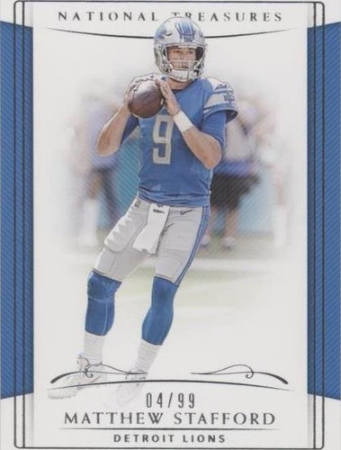 2018 Panini National Treasures Matthew Stafford #31