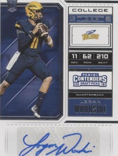2018 Panini Contenders Draft Picks Logan Woodside #227