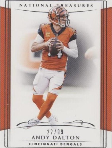 2018 Panini National Treasures Andy Dalton #20
