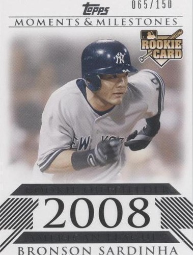 2008 Topps Moments & Milestones - Bronson Sardinha #164