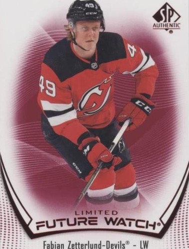 2021-22 SP Authentic - Fabian Zetterlund #172
