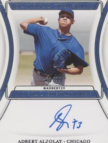2020 Panini National Treasures - Adbert Alzolay #SS-AA