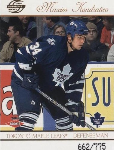 2003-04 Pacific Supreme - Maxim Kondratiev #138