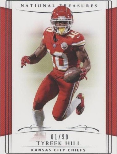 2018 Panini National Treasures Tyreek Hill #97