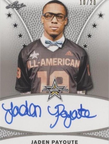 2019 Leaf Metal U.S. Army All-American Bowl Jaden Payoute #TA-JP1
