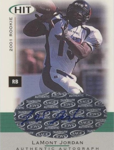 2001 SAGE Hit LaMont Jordan #A30